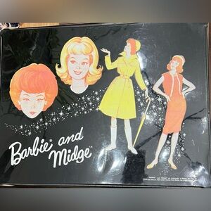 Vintage 1964 Barbie and Midge Carrying Case